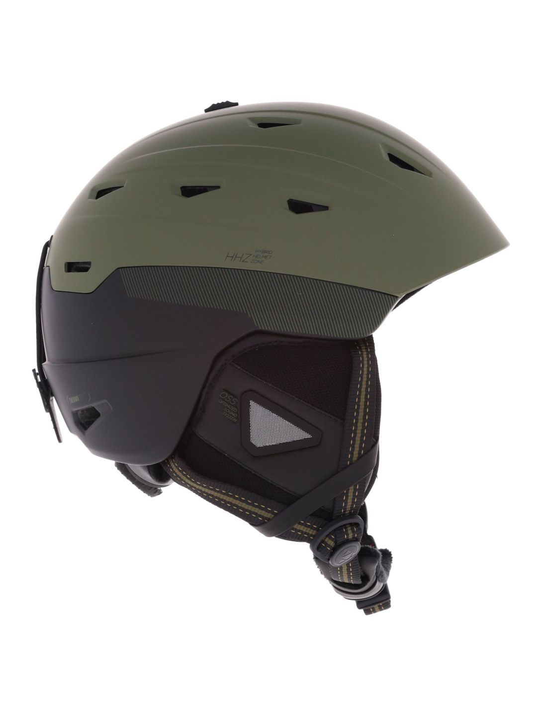 Cairn, Maverick Mips ski helmet unisex Mat Metallic Lichen Black green 