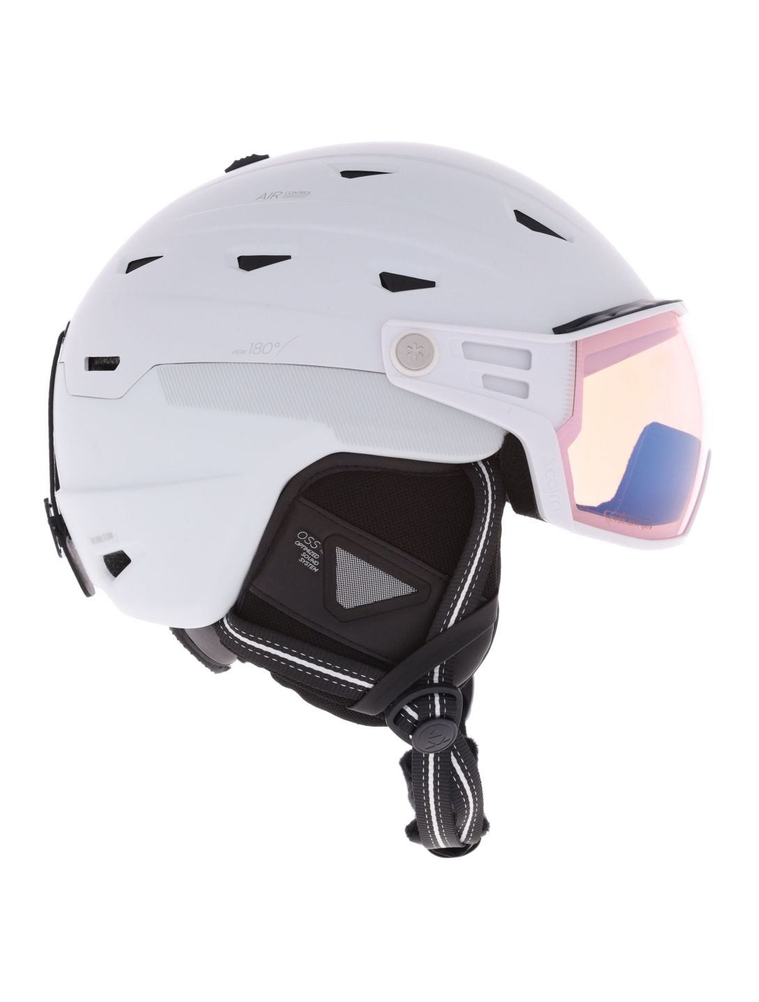 Cairn, Maverick Visor Evolight Nxt ski helmet with visor unisex White white 