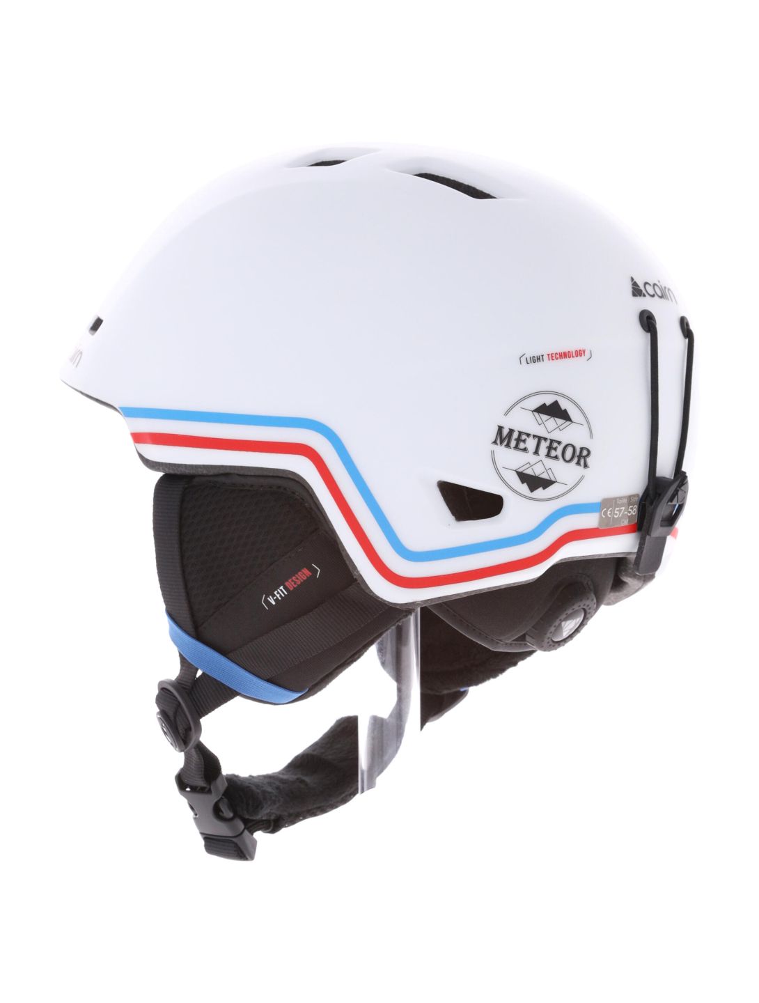 Cairn, Meteor ski helmet unisex White Hipster white 