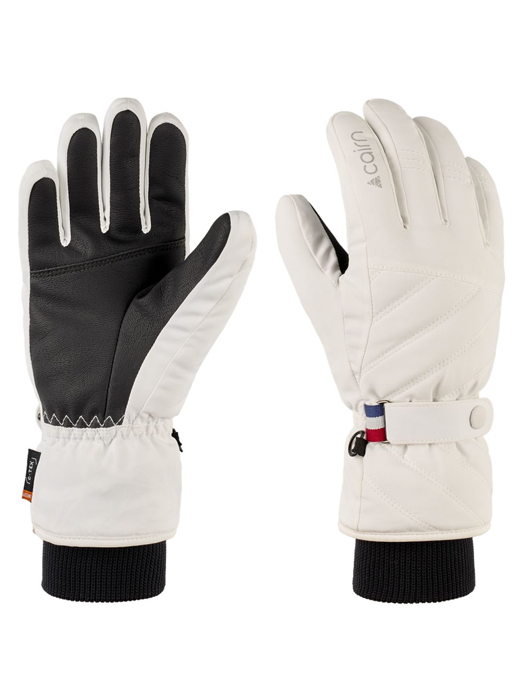 Cairn, Neige 2 W C-Tex ski gloves women White white 