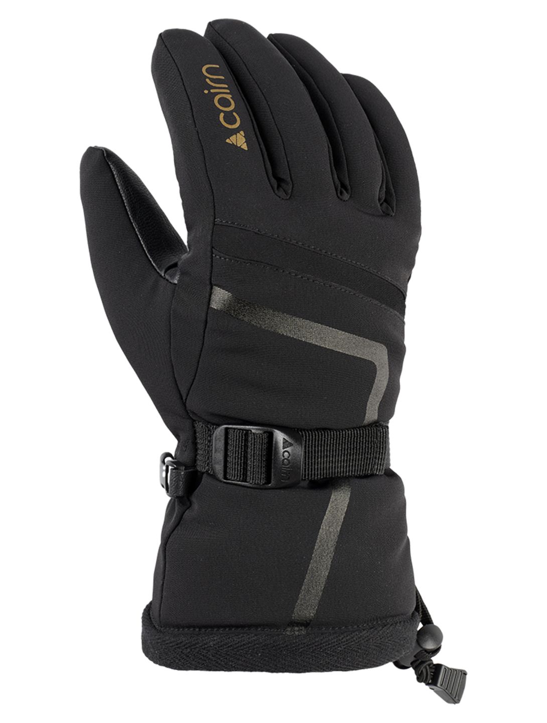 Cairn, Nejapa W C-Tex ski gloves women Black Gold black, Goud 