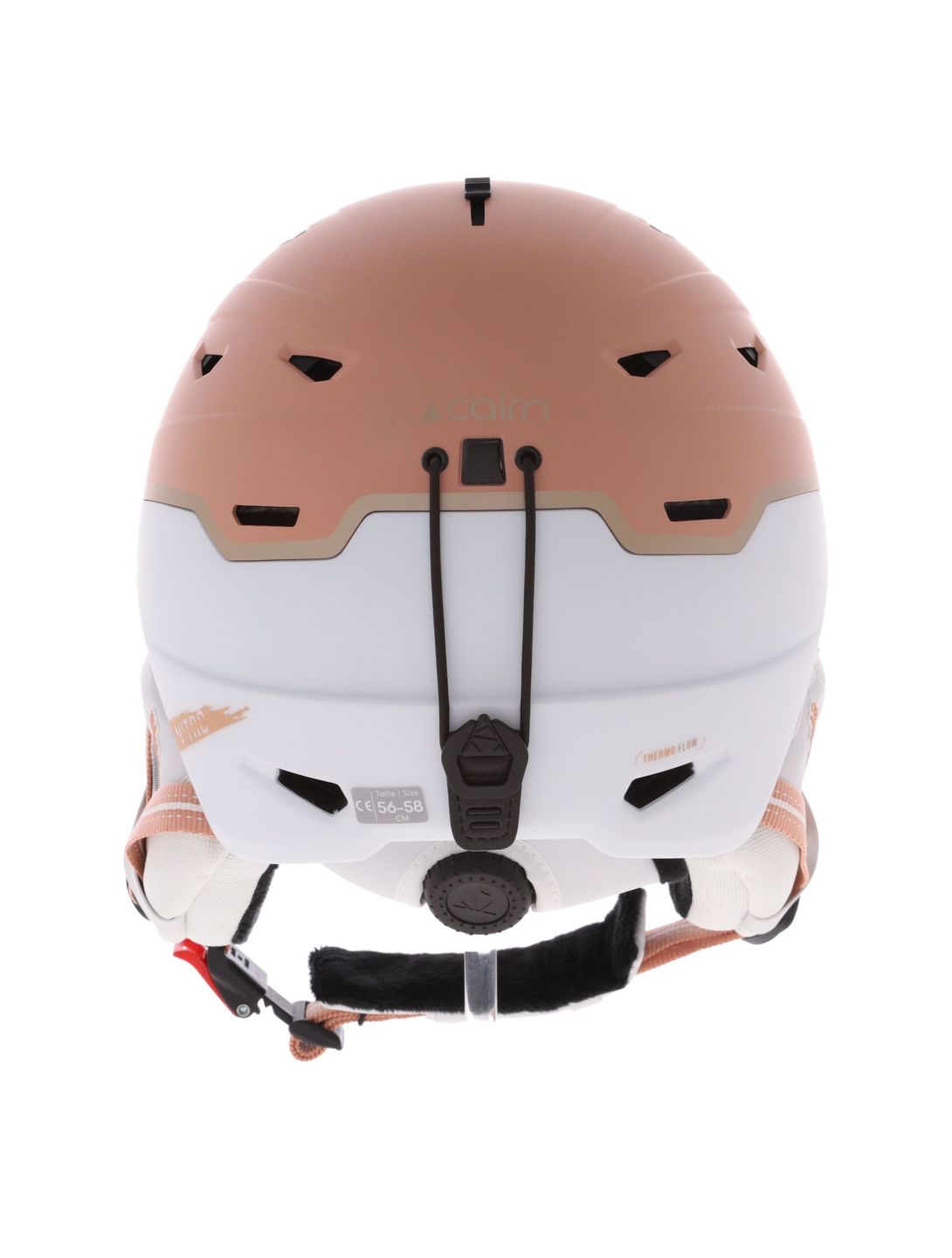 Cairn, Nitro ski helmet unisex Mat Latte White beige, white 