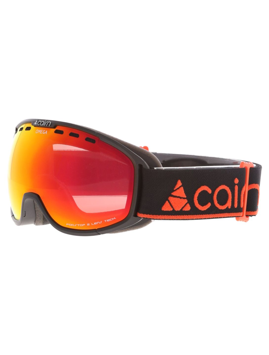 Cairn, Omega goggles unisex Mat Black Orange black, orange 