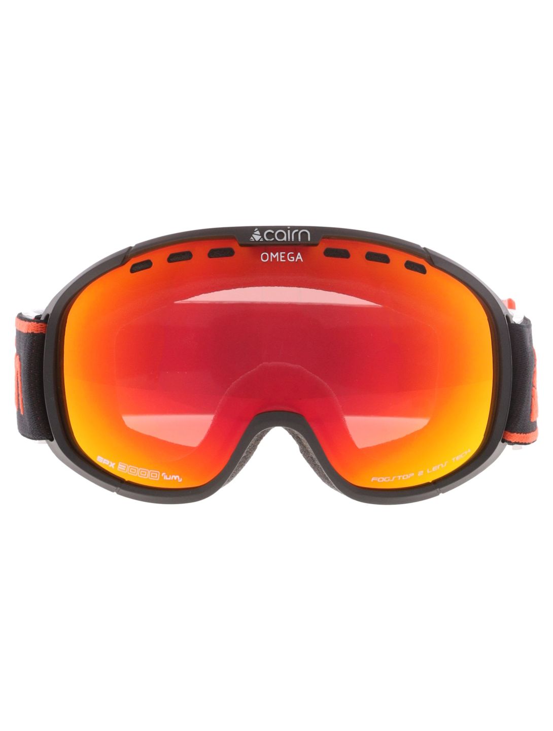 Cairn, Omega goggles unisex Mat Black Orange black, orange 