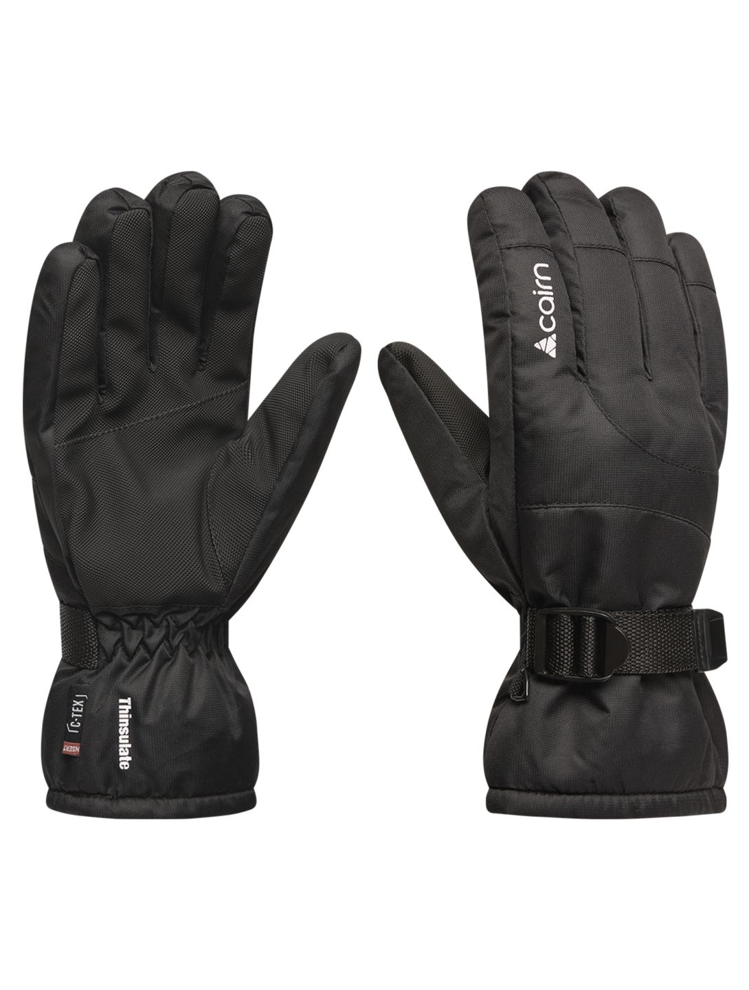 Cairn, Optima M C-Tex ski gloves men Black black 