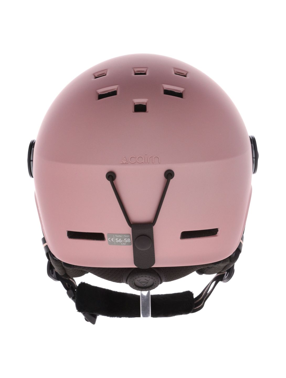 Cairn, Reflex Visor ski helmet with visor unisex Mat Metallic Dust pink 