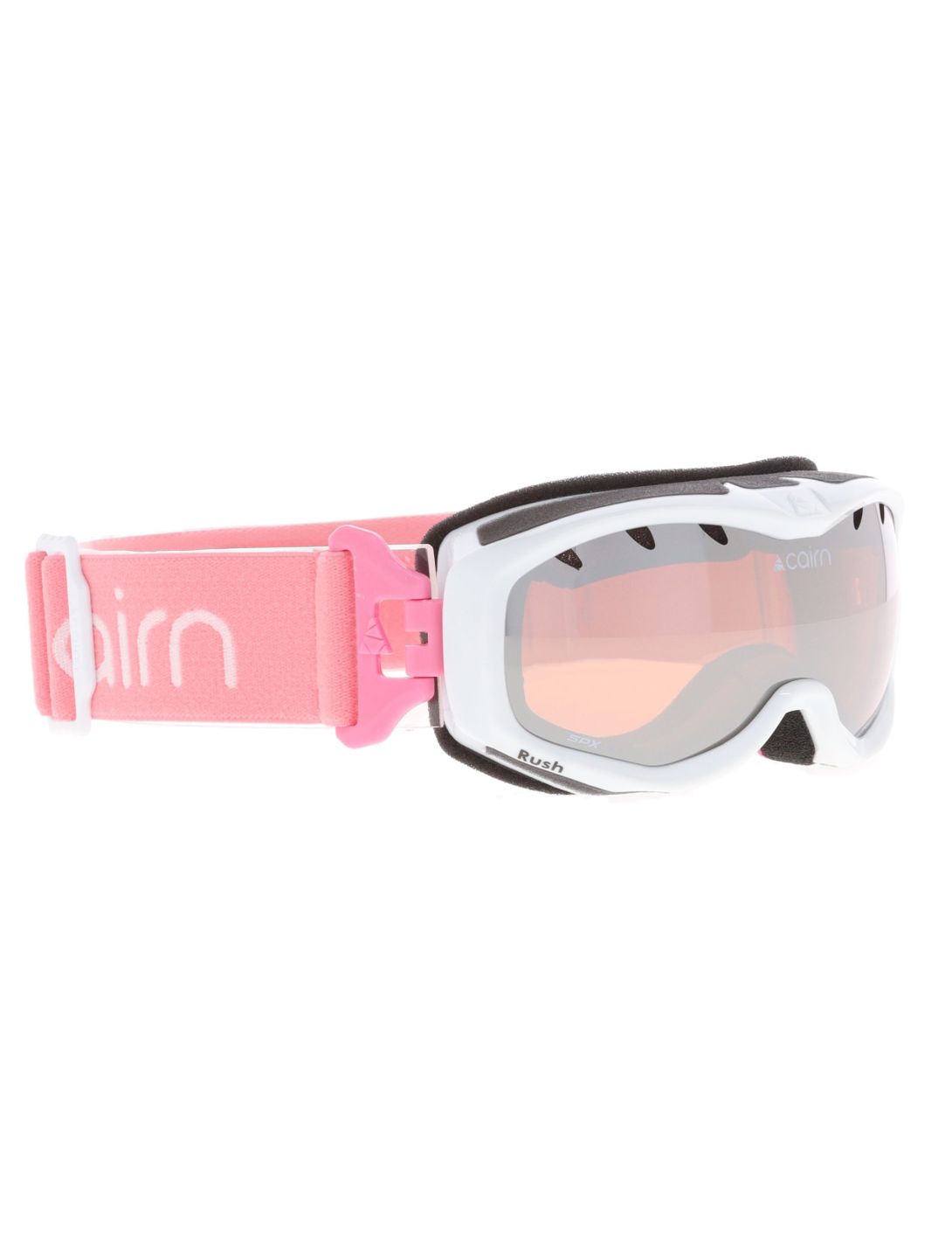 Cairn, Rush SPX3 goggles kids Shiny White Candy Pink pink, white 