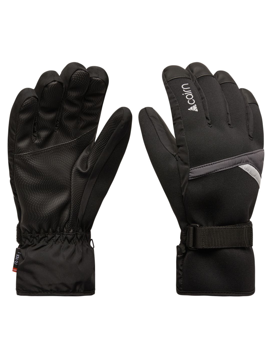 Cairn, Styl 2 M C-Tex ski gloves men Dark Grey Light black, grey 