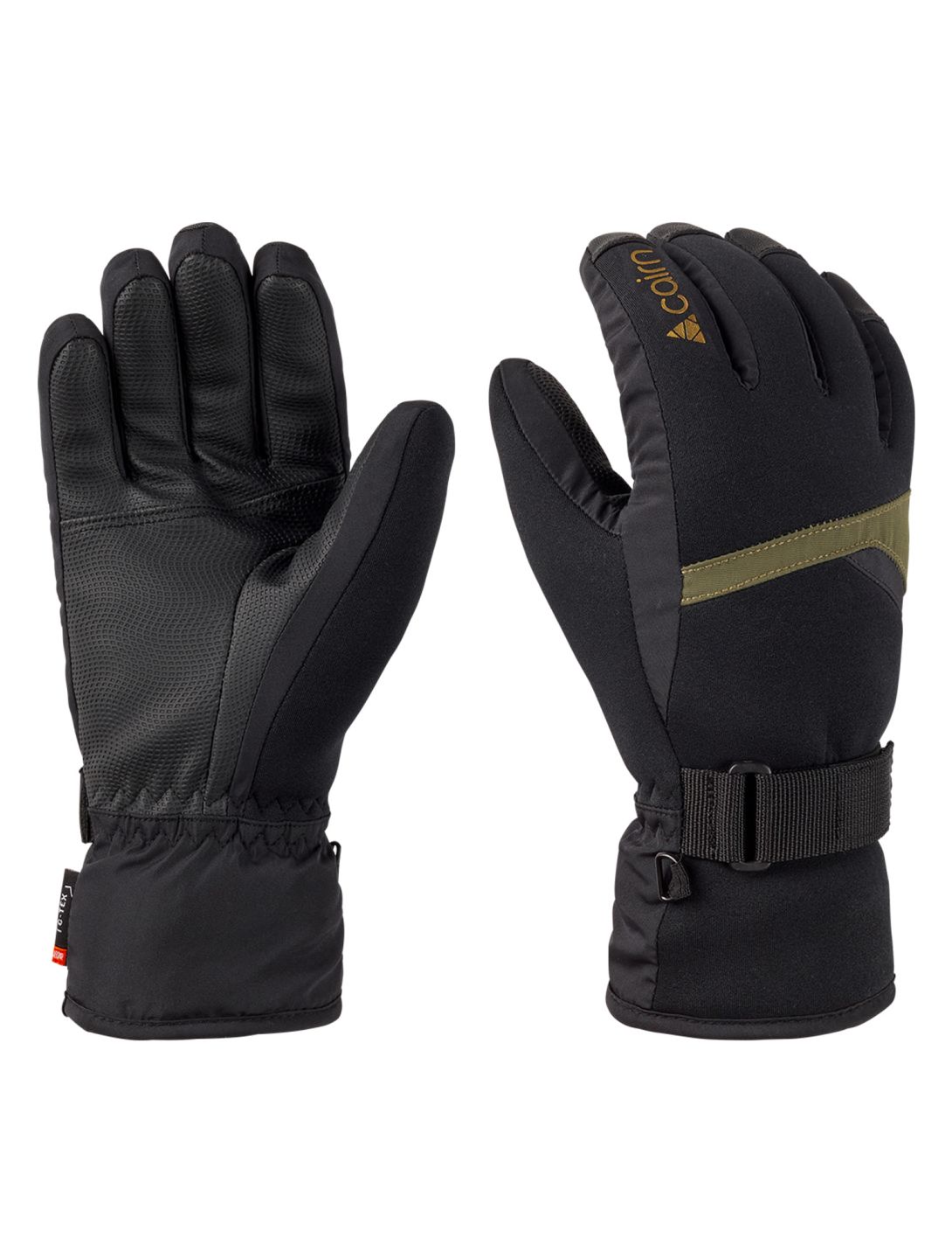 Cairn, Styl W C-Tex ski gloves women Black Forest Gold black, Goud 