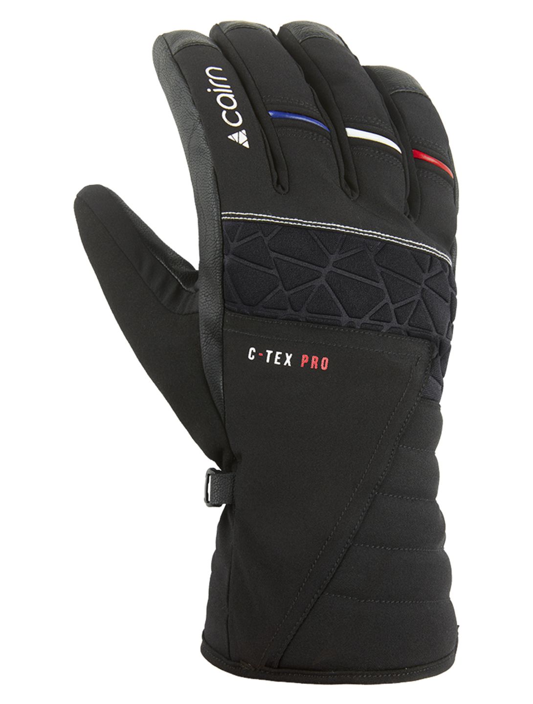 Cairn, Summit M C-Tex Pro ski gloves men Black Patriot black 