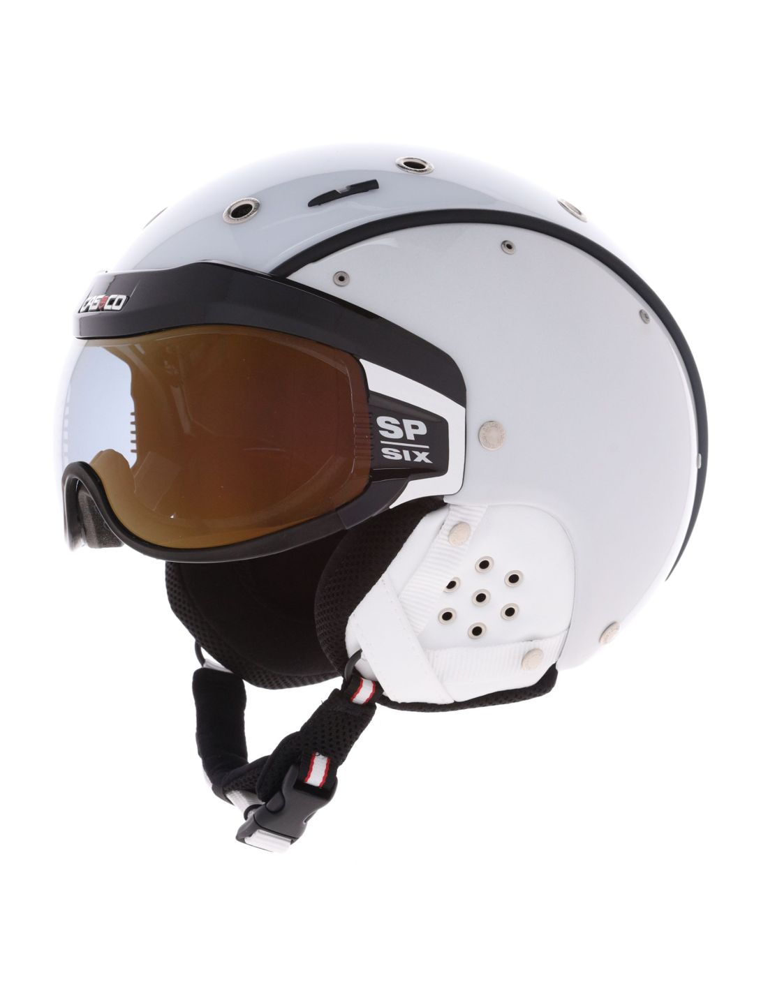 Casco, SP-6 ski helmet with visor unisex Chameleon White white 