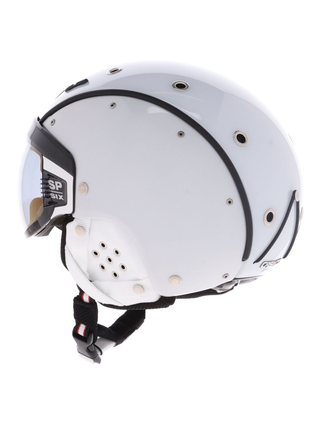 Casco, SP-6 ski helmet with visor unisex Chameleon White white 