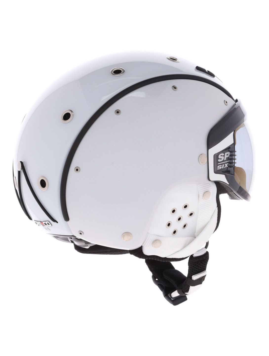 Casco, SP-6 ski helmet with visor unisex Chameleon White white 