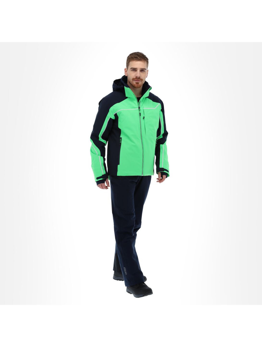 CMP, 30W0267 ski jacket men fluo green