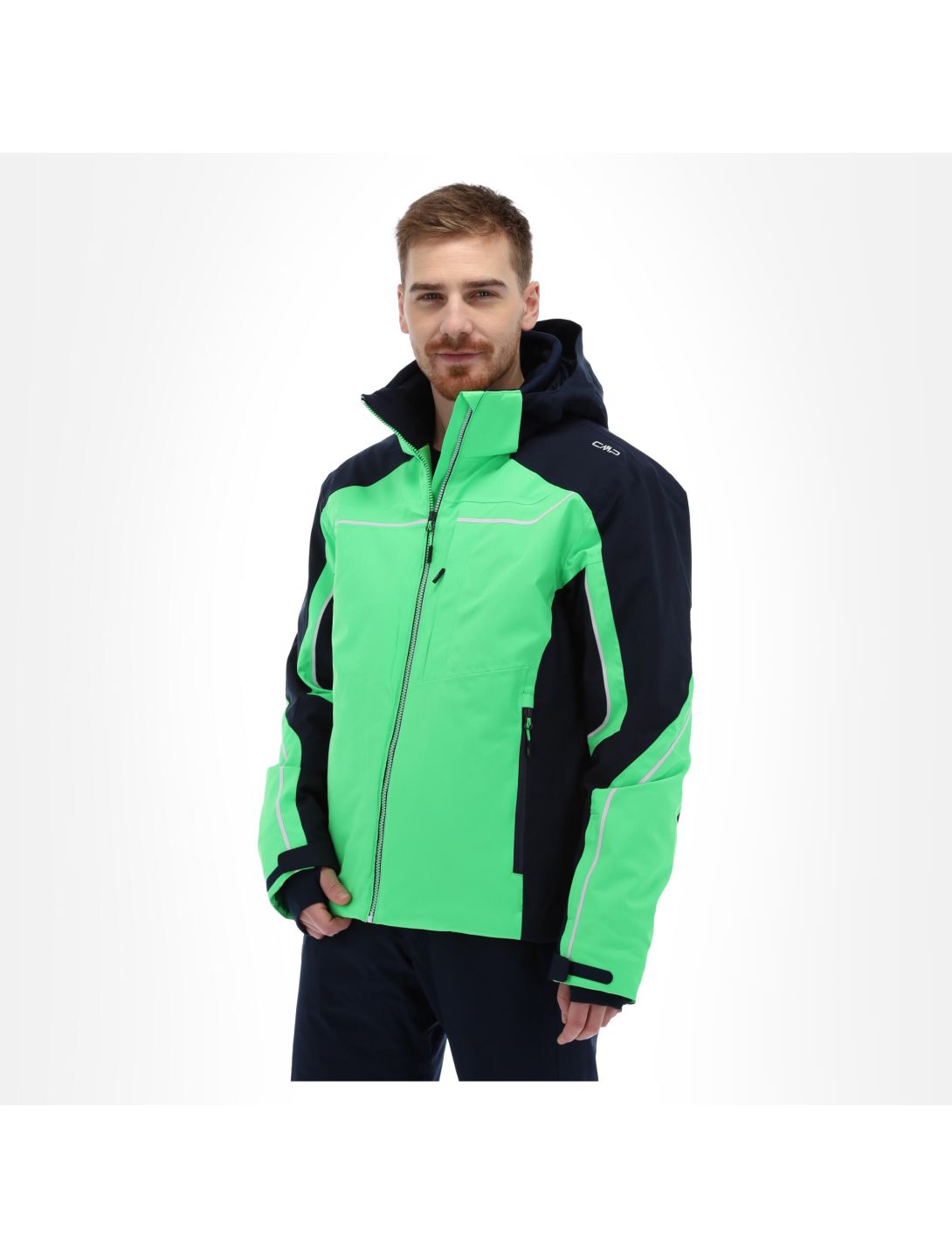 CMP, 30W0267 ski jacket men fluo green