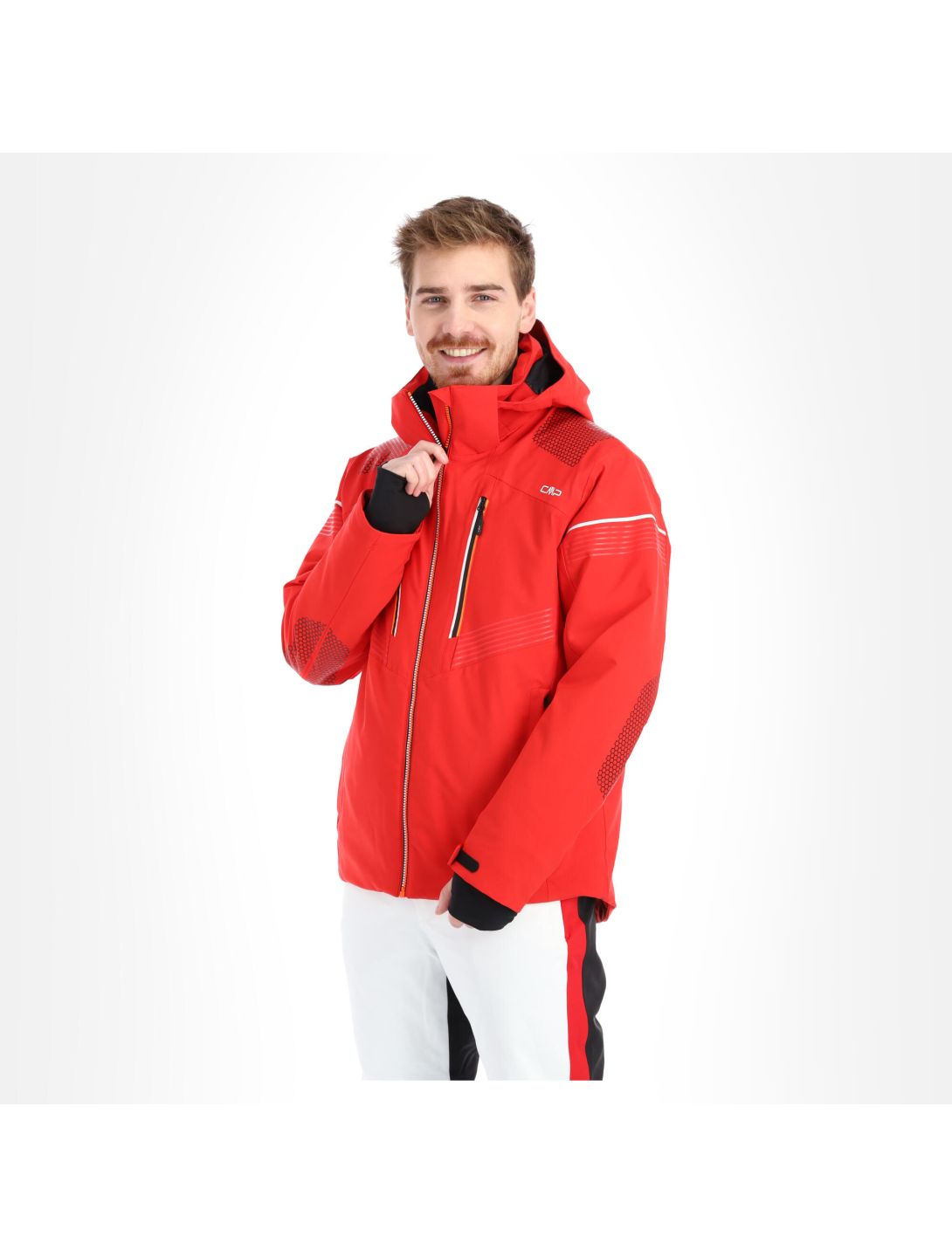 CMP, 30W0277 ski jacket men ferrari red