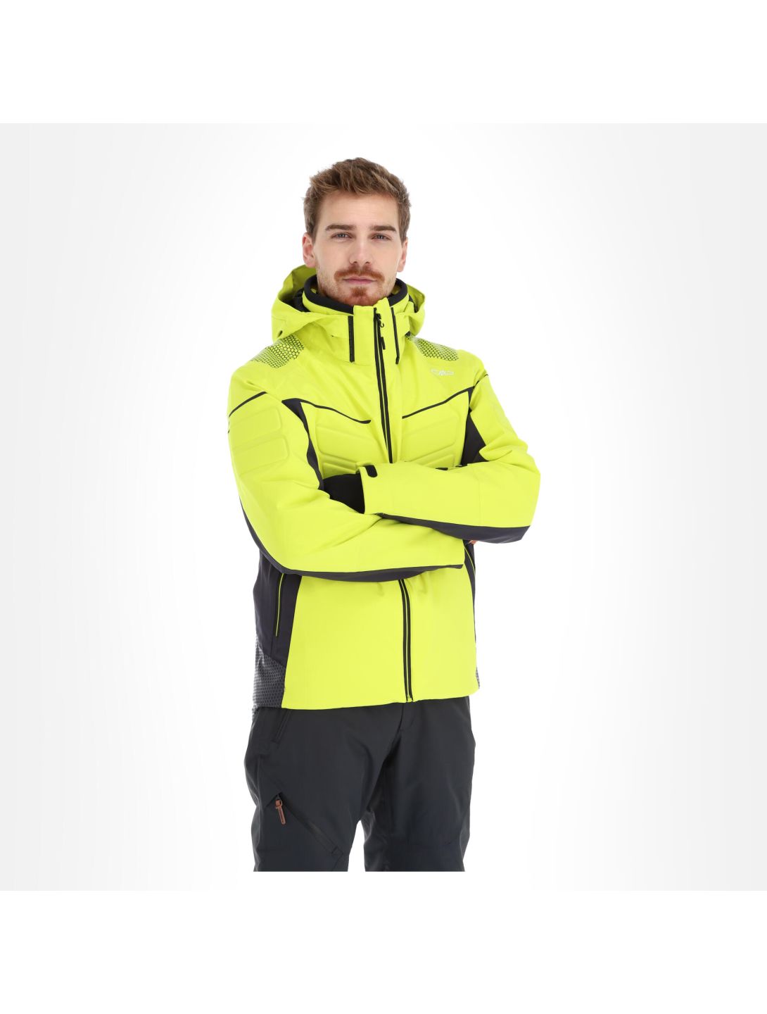 CMP, 30W0297 ski jacket men Zolfo yellow 