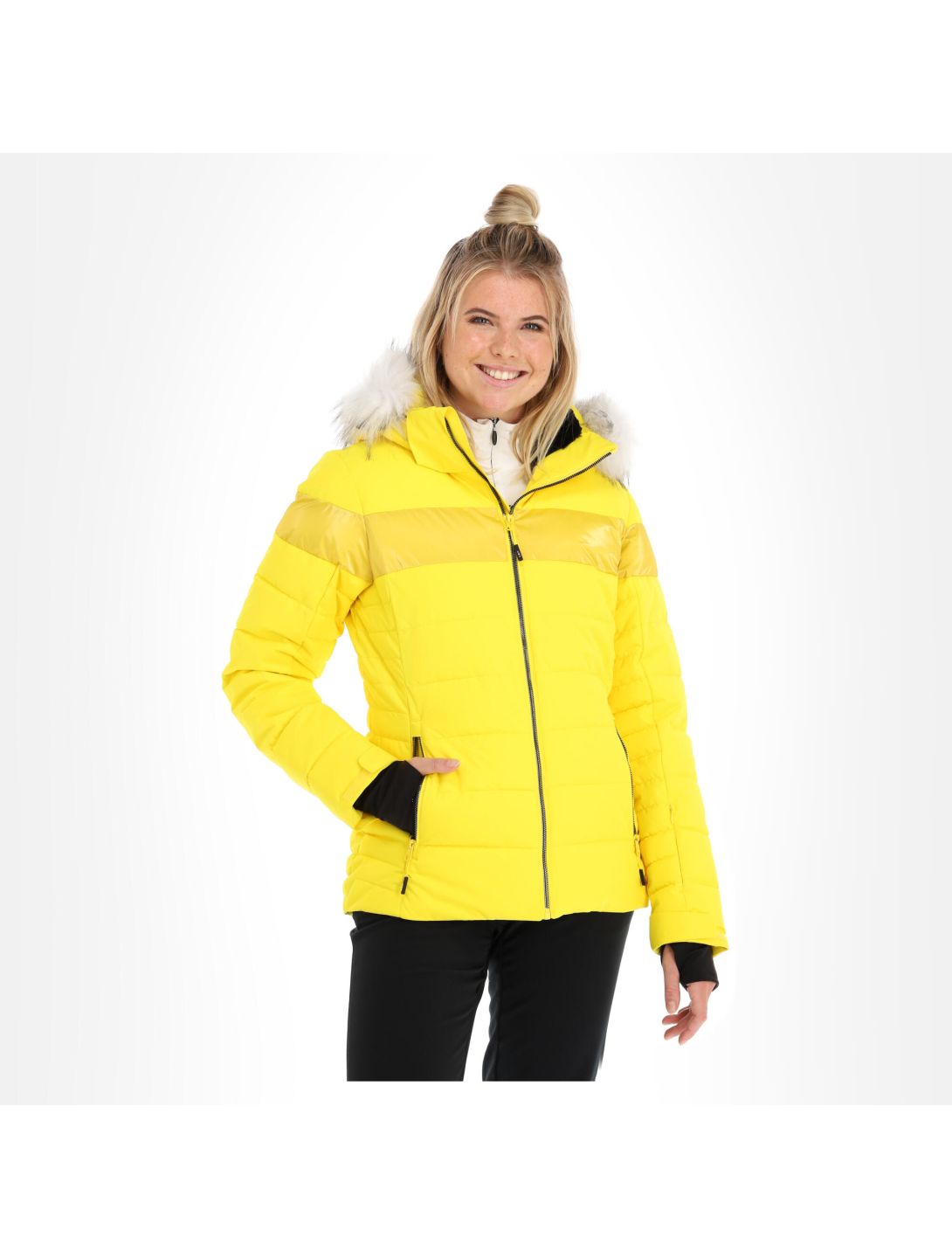 CMP, 30W0686 ski jacket women yellow