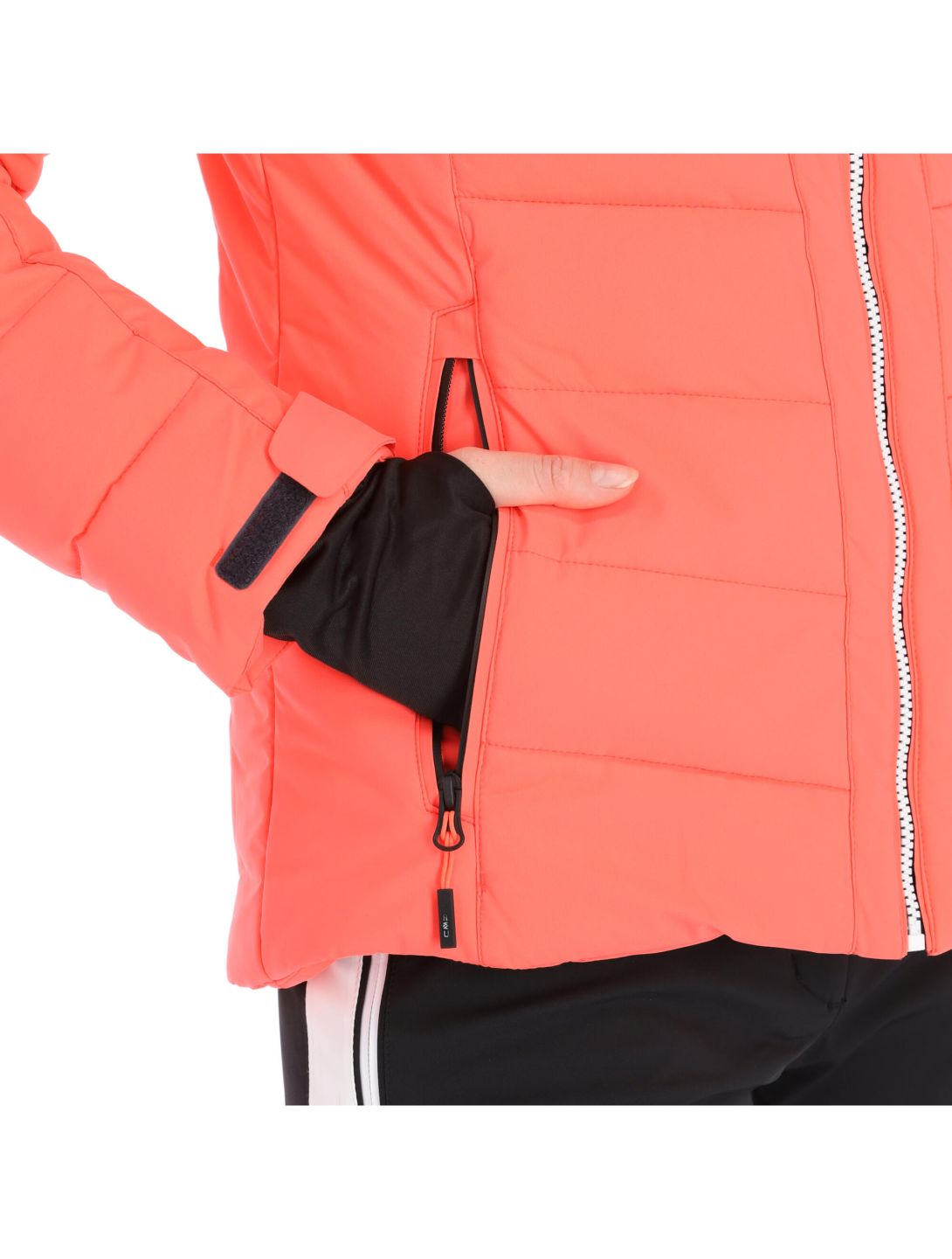 CMP, 30W0816 ski jacket women fluo red