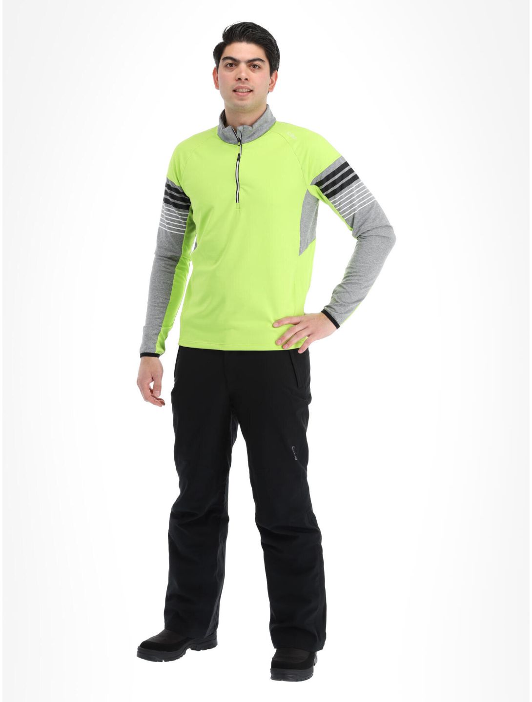 CMP, 31L0457 pullover men acid green 