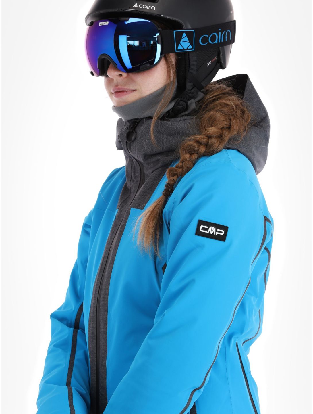 CMP, 31W0036 ski jacket women turquioise blue 