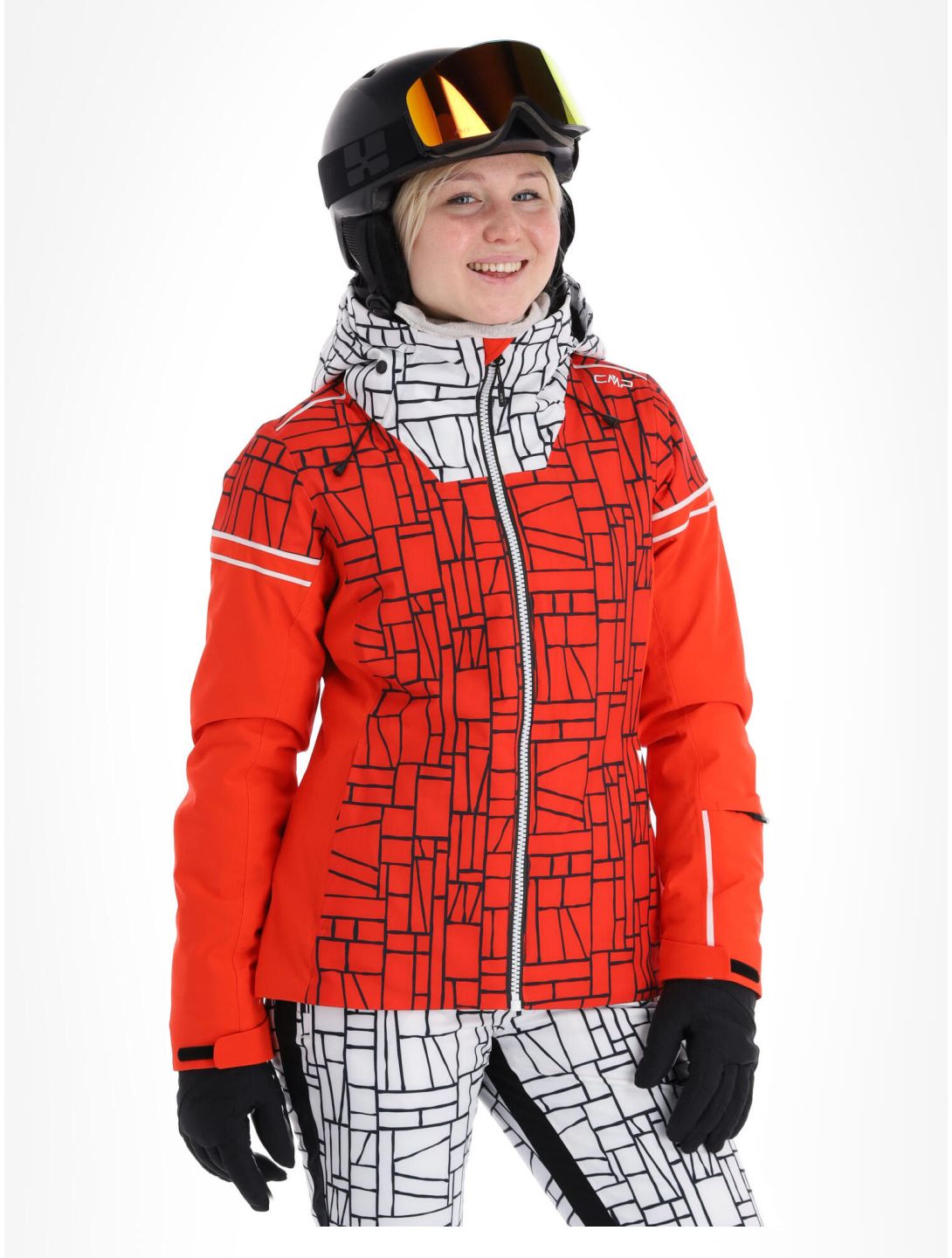 CMP, 31W0076 ski jacket women grenadine red 