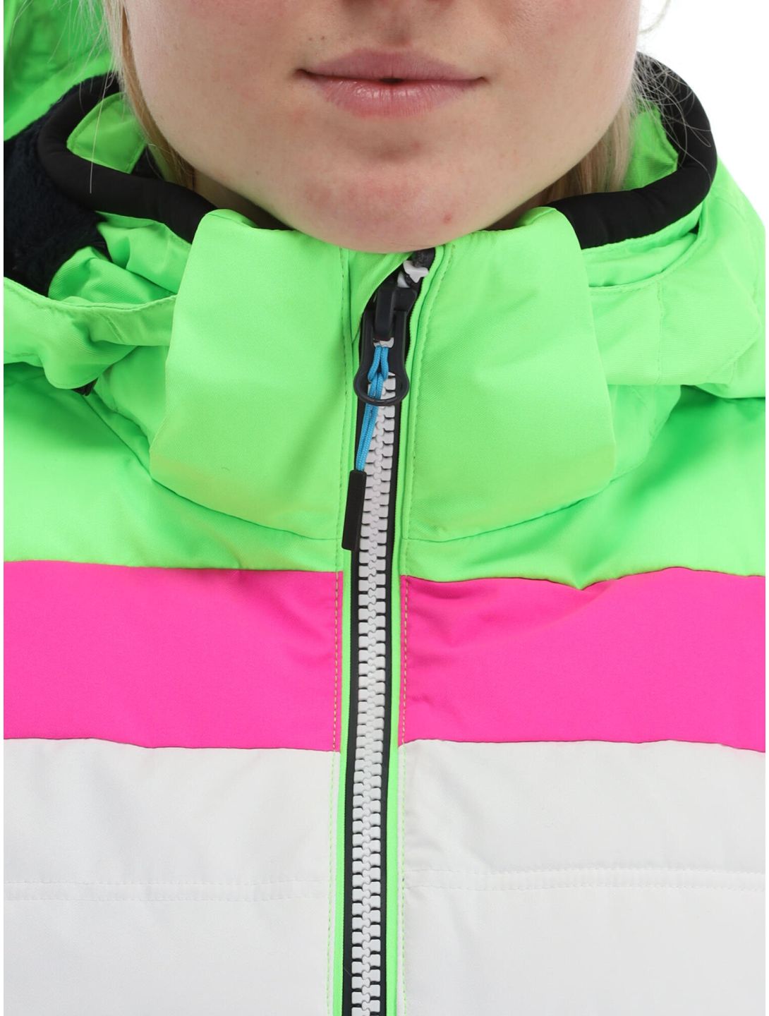 CMP, 31W0246 ski jacket women apple fluo green 