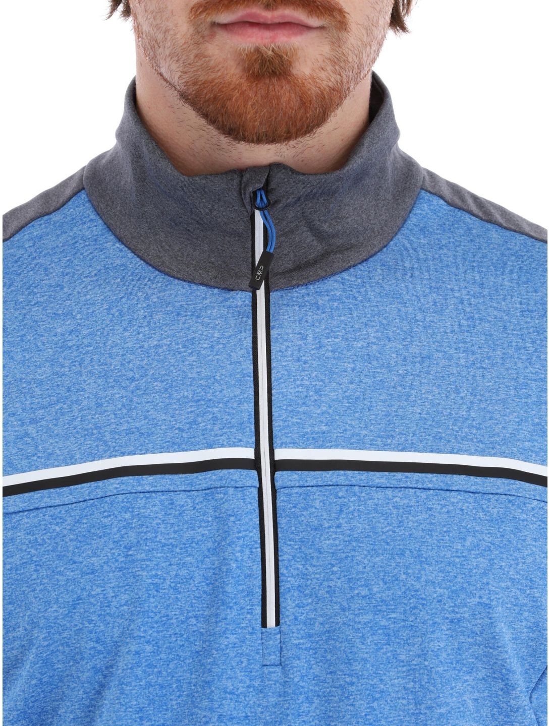 CMP, 32L0197 pullover men melange royal blue 