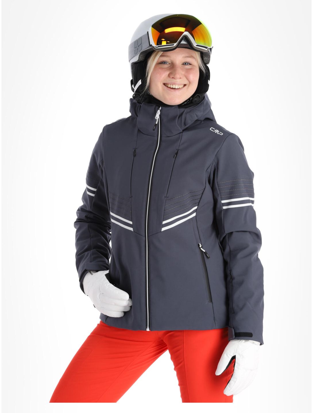 CMP, 32W0226 ski jacket women titanio grey 