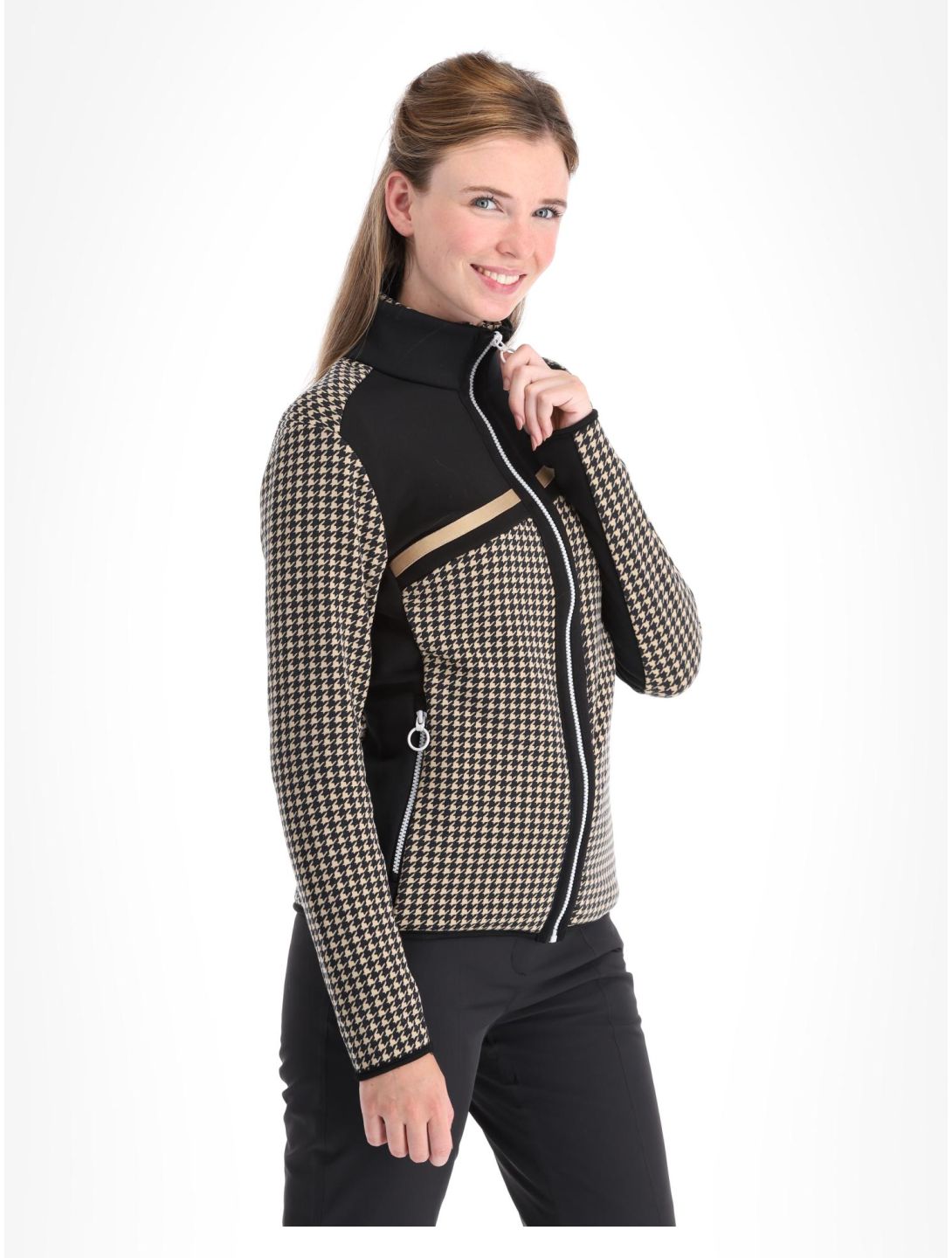 CMP, 33E0366 jacket women Sesam Black beige, black 