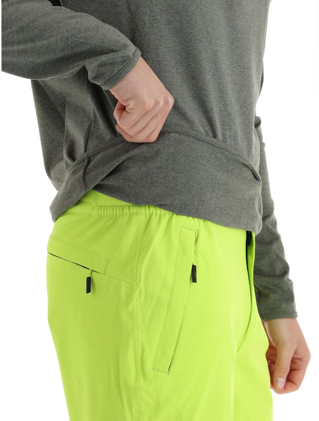 CMP, 33L1027 pullover men Kaki Mel. green 