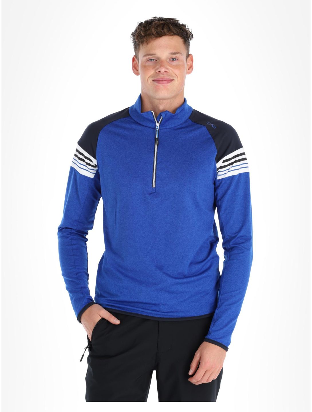 CMP, 33L1027 pullover men Royal Mel. blue 