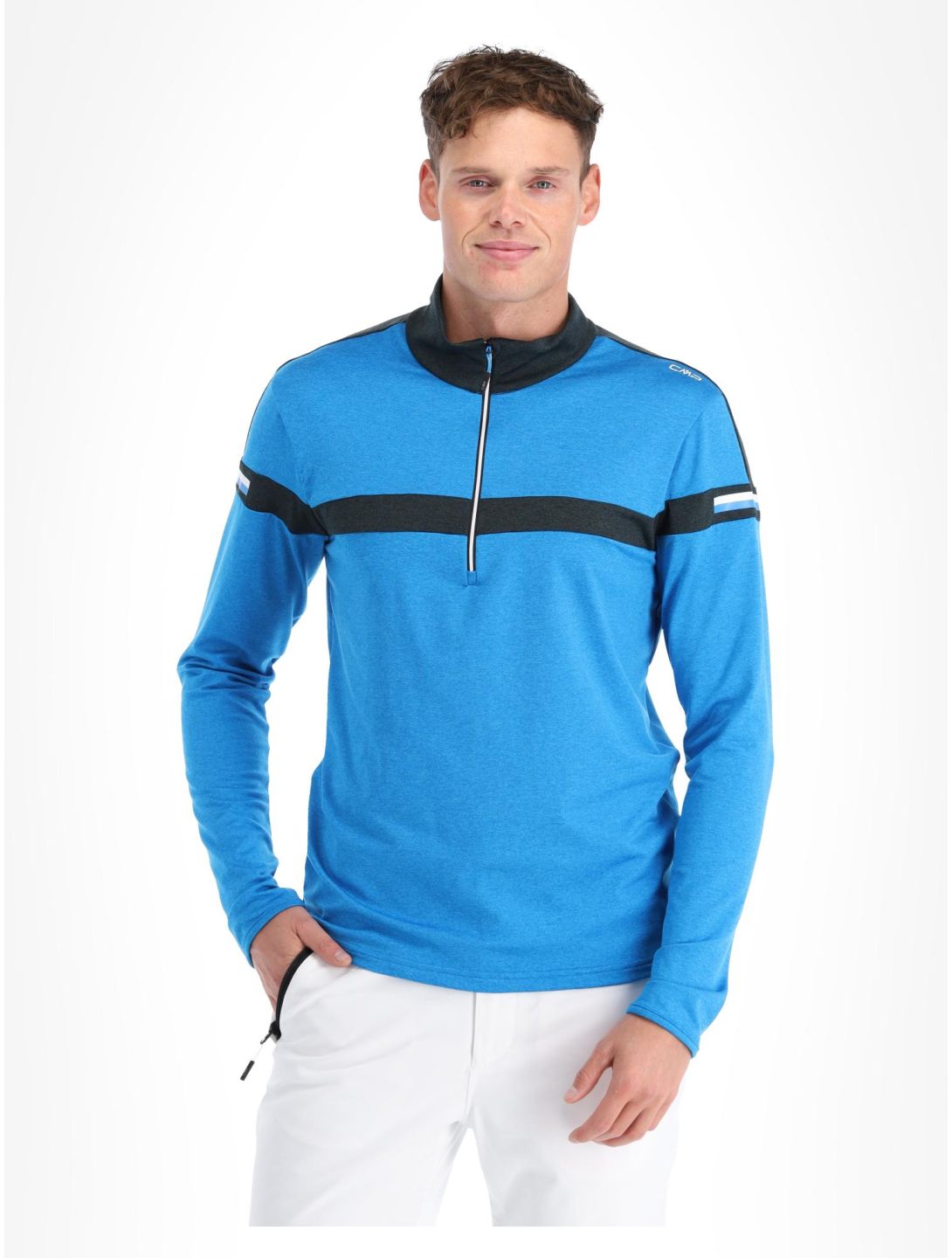 CMP, 33L1107 pullover men River Mel. blue 