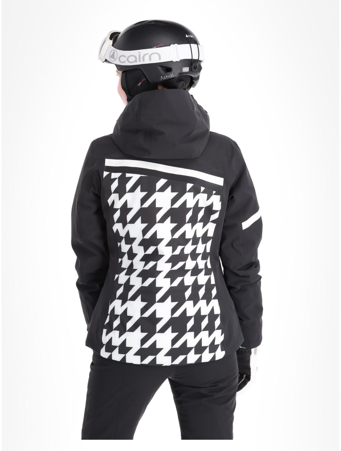 CMP, 33W0306 ski jacket women Black White black, white 