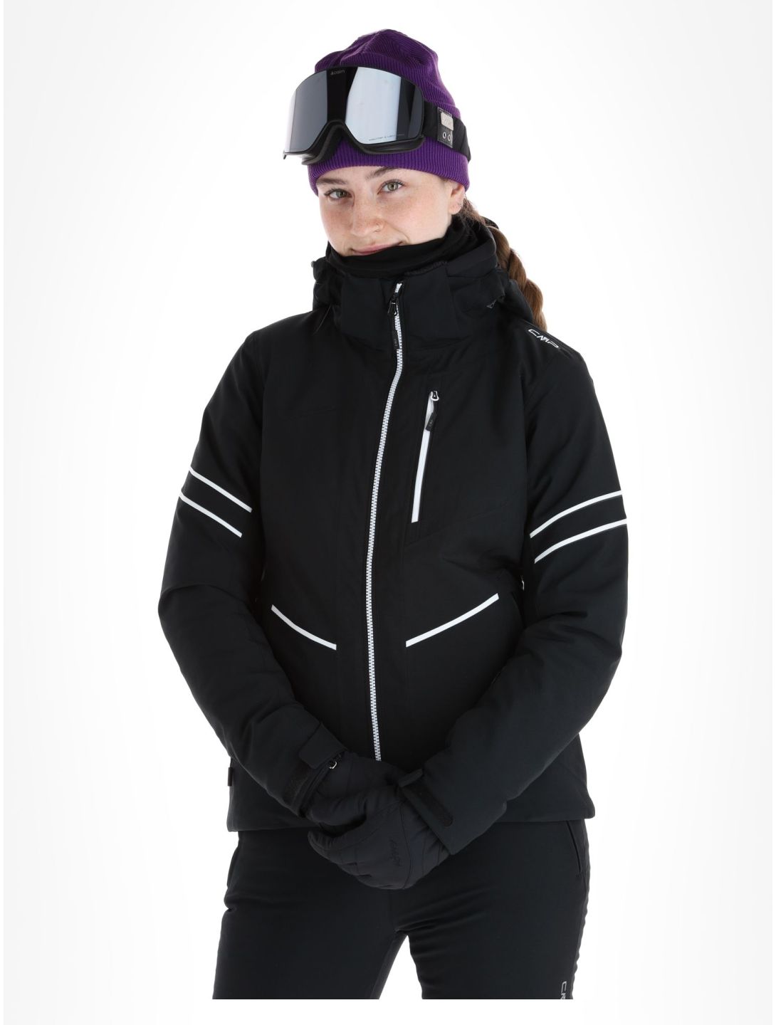 CMP, 33W0666 ski jacket women Black black 