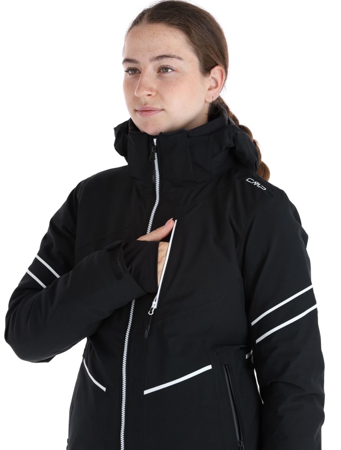 CMP, 33W0666 ski jacket women Black black 