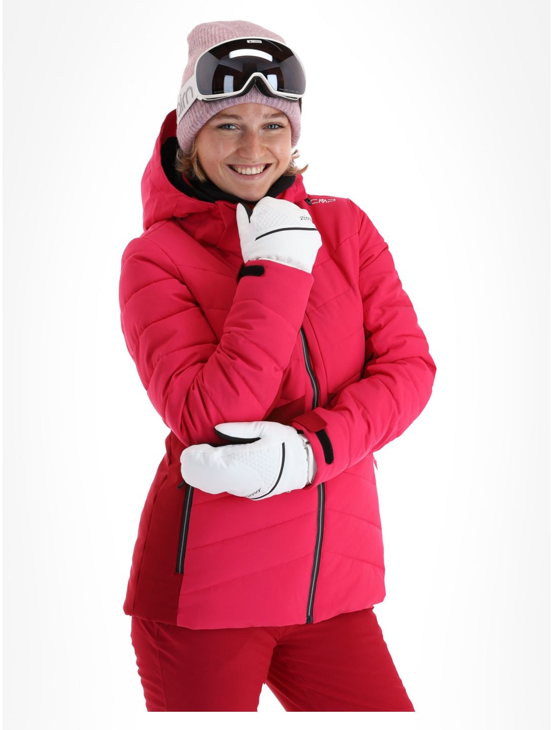 CMP, 33W0716 ski jacket women Fuxia pink 