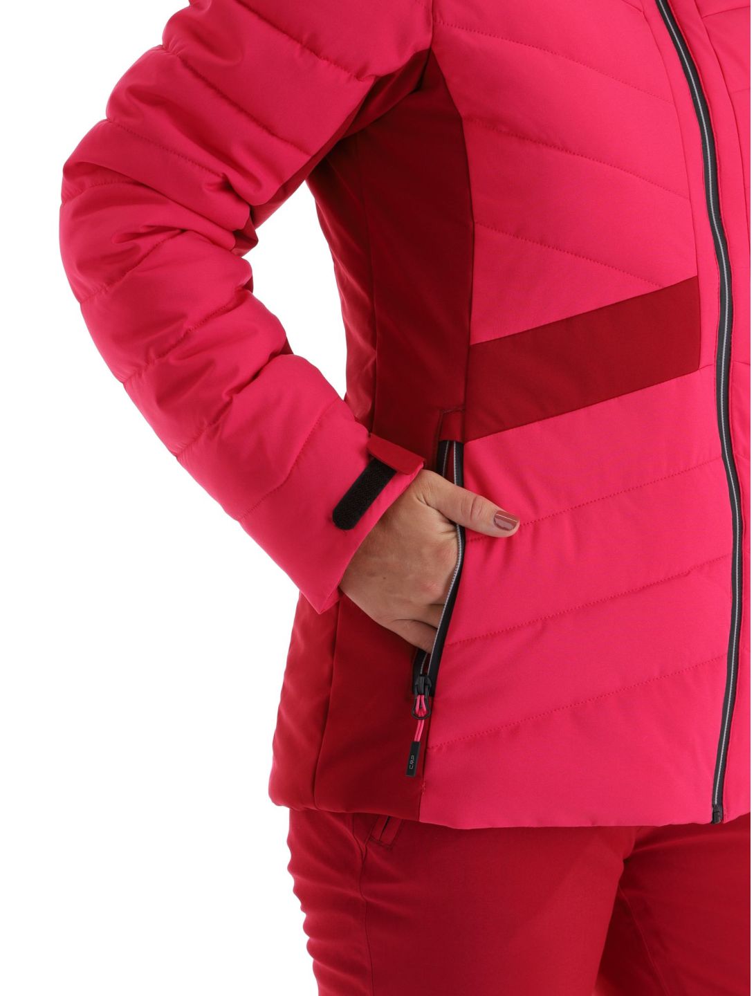 CMP, 33W0716 ski jacket women Fuxia pink 