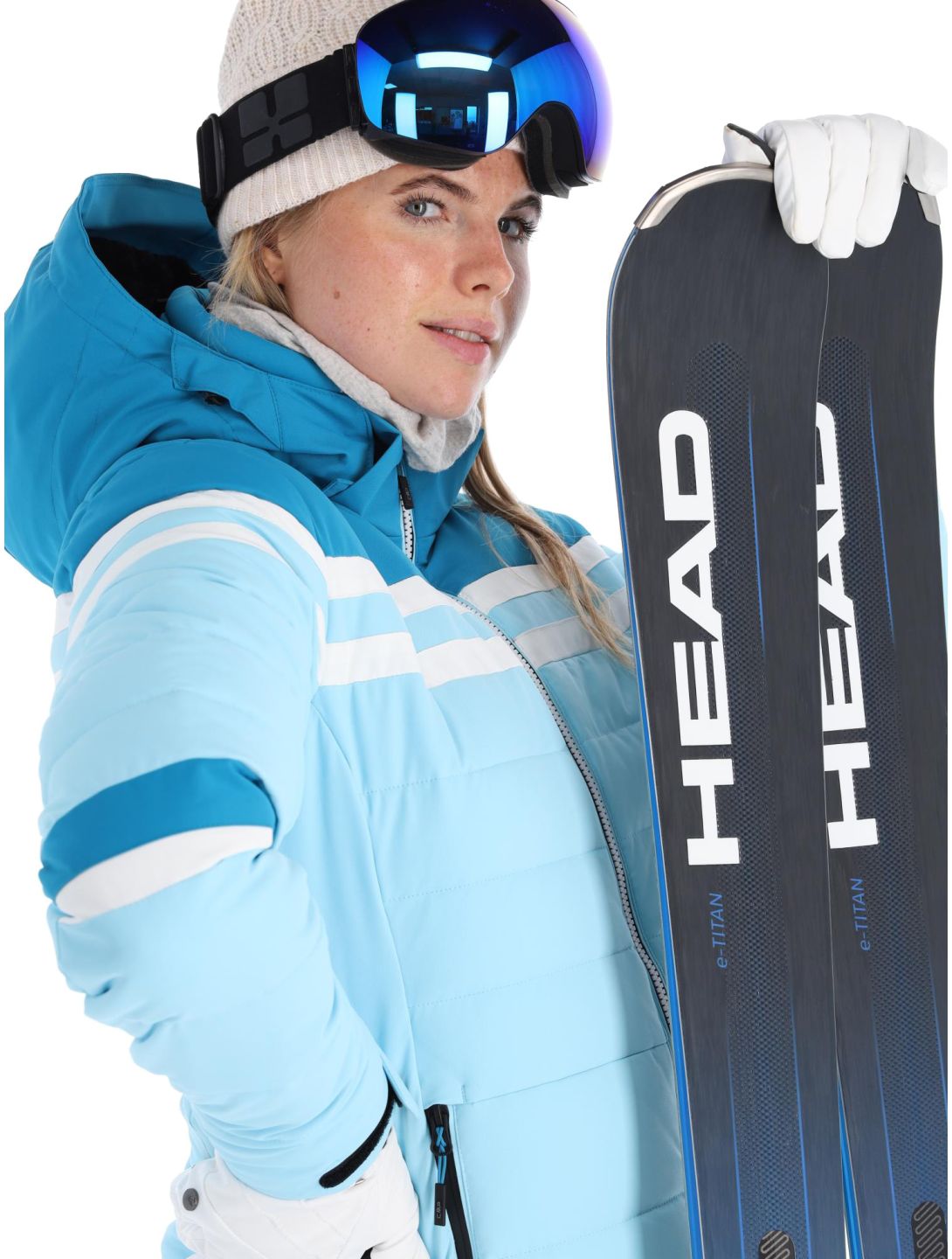 CMP, 33W0736 ski jacket women Anise blue 