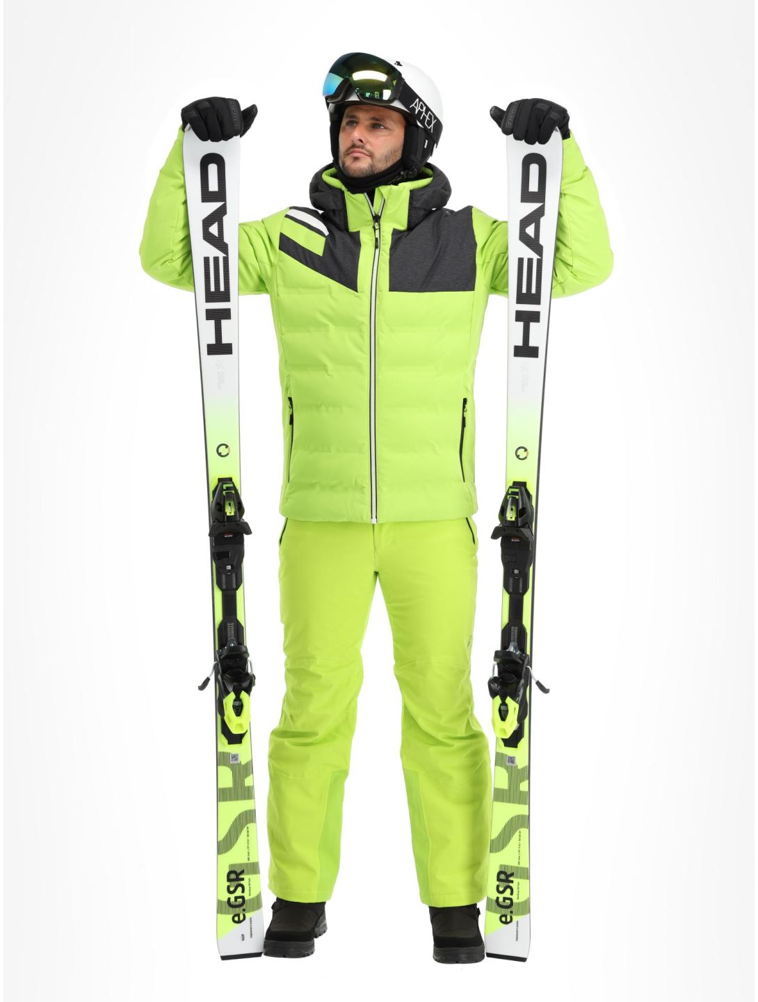 CMP, 33W0767 ski jacket men Acid green 