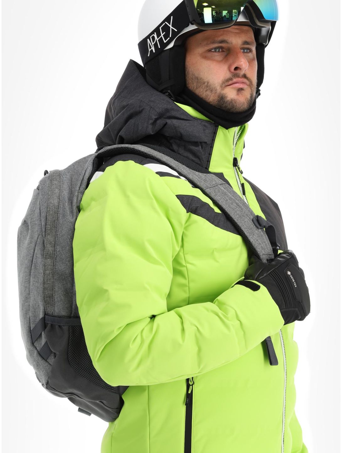 CMP, 33W0767 ski jacket men Acid green 