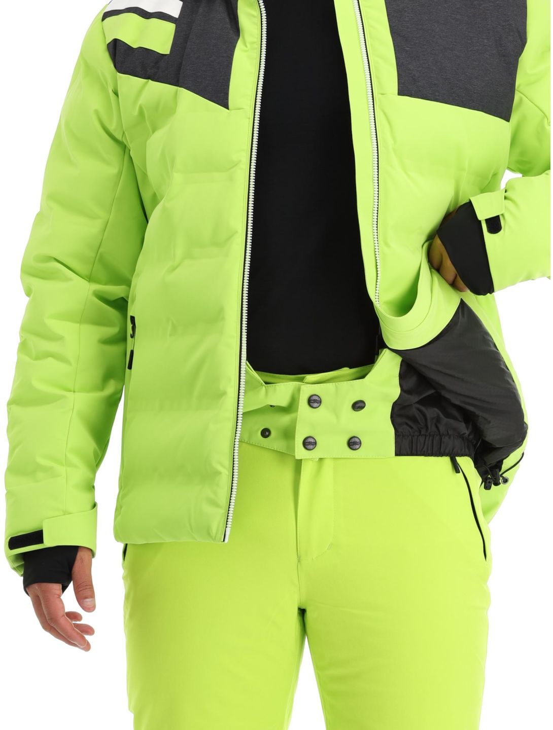 CMP, 33W0767 ski jacket men Acid green 