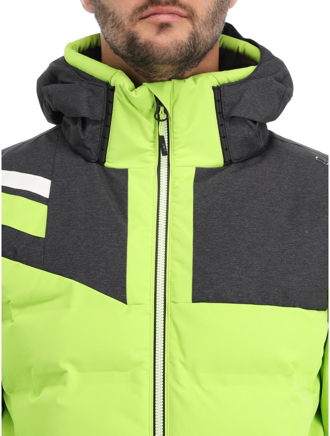 CMP, 33W0767 ski jacket men Acid green 