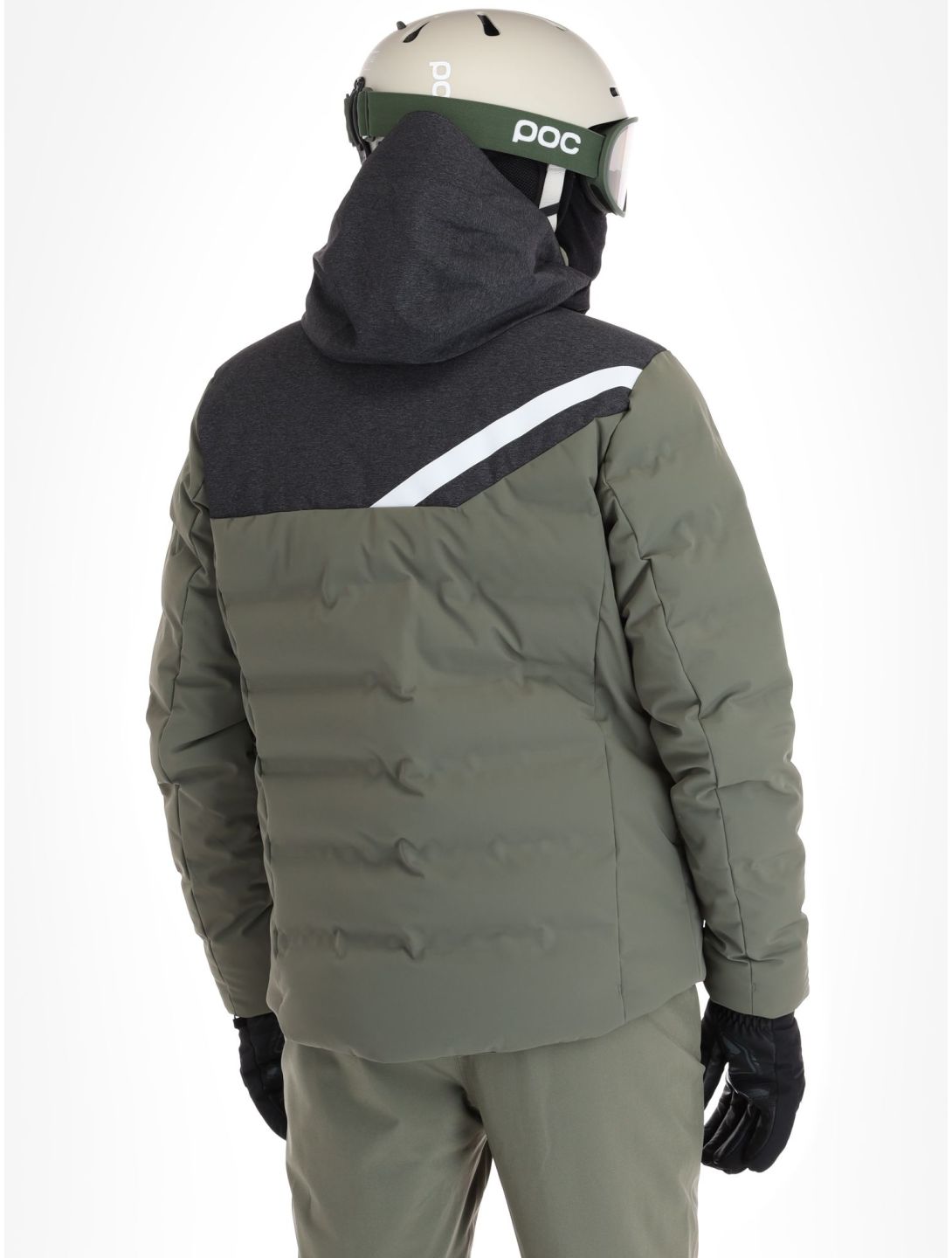 CMP, 33W0767 ski jacket men Kaki green 