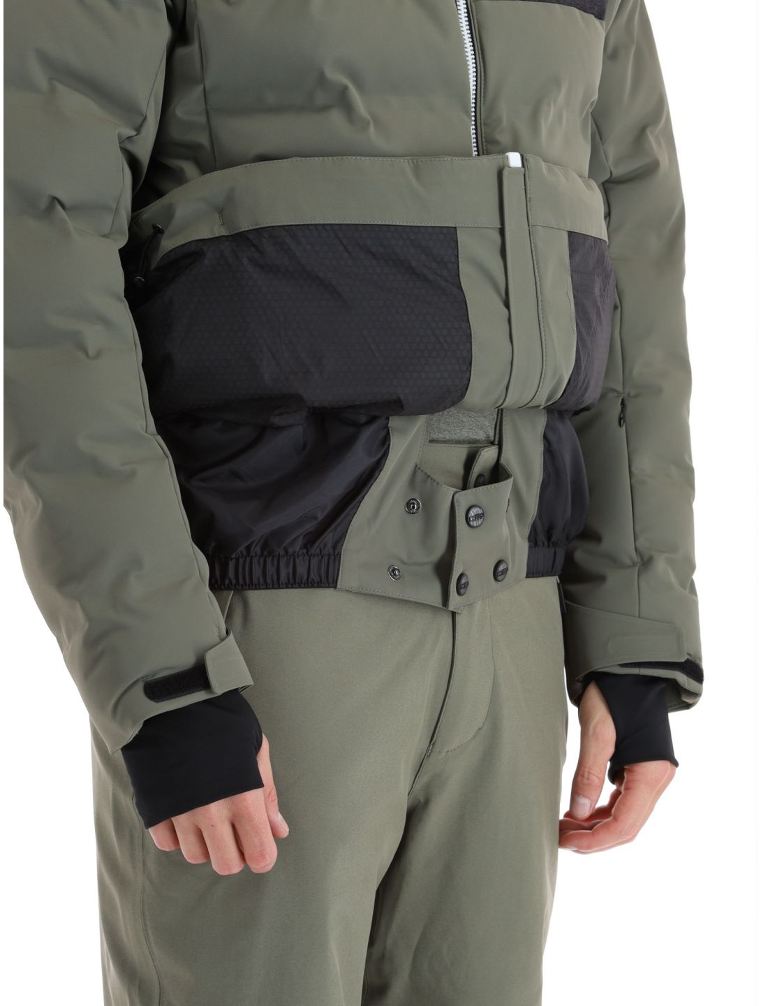 CMP, 33W0767 ski jacket men Kaki green 