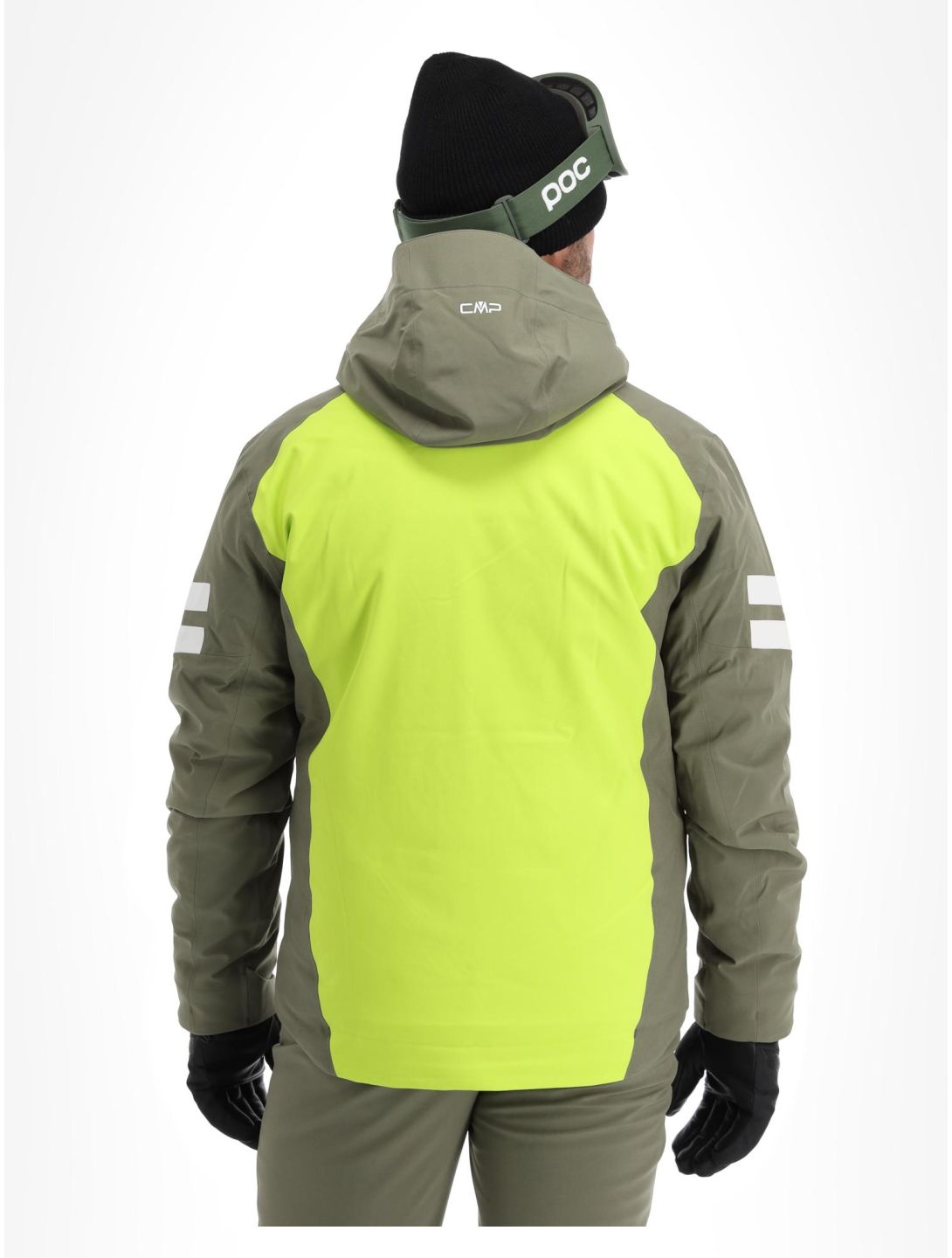 CMP, 33W0787 ski jacket men Kaki green 