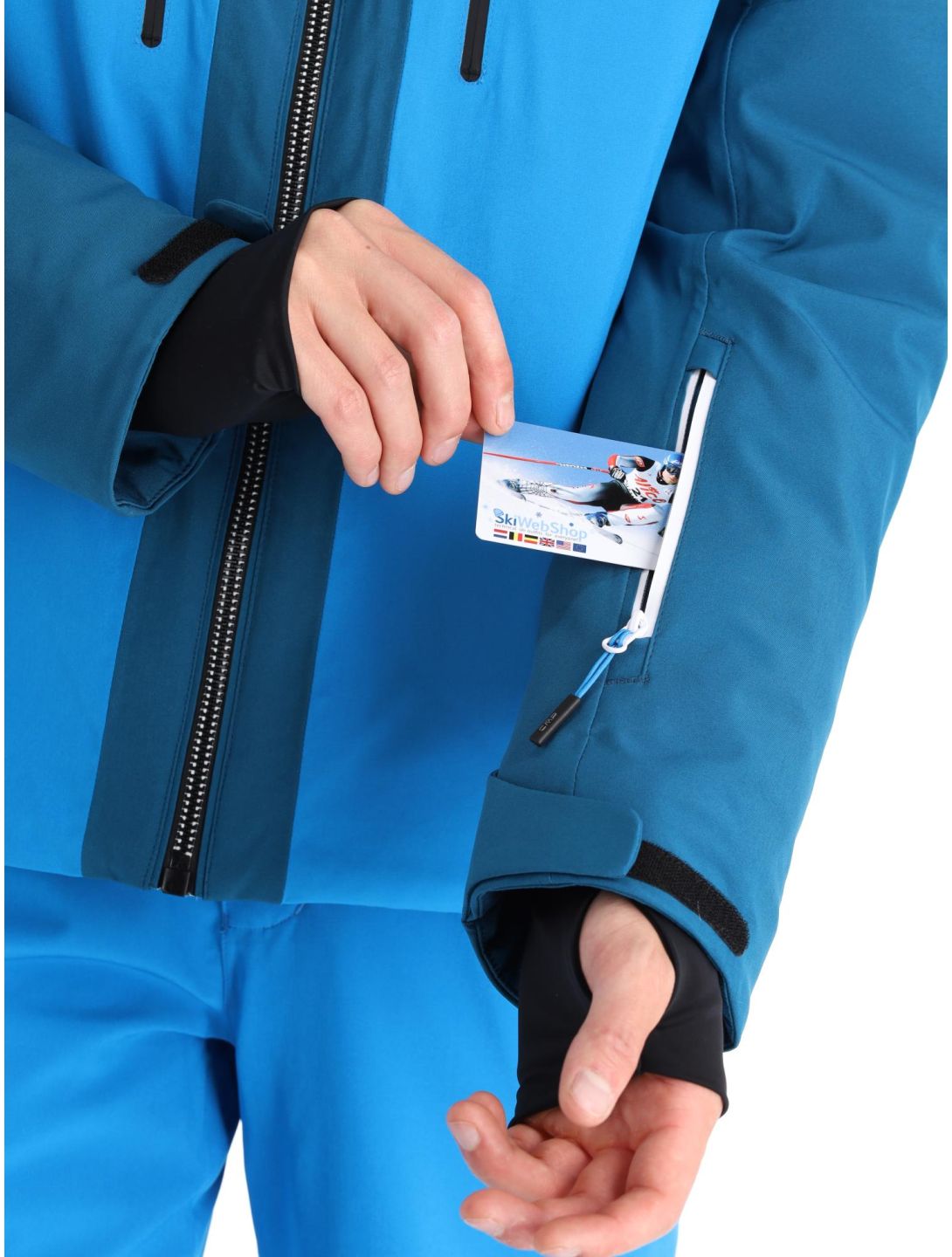 CMP, 33W0787 ski jacket men Petrol blue 