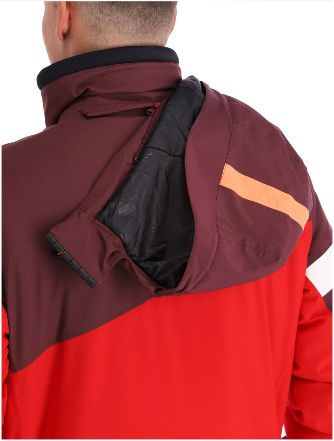 CMP, 33W0807 ski jacket men Ferrari purple, red 