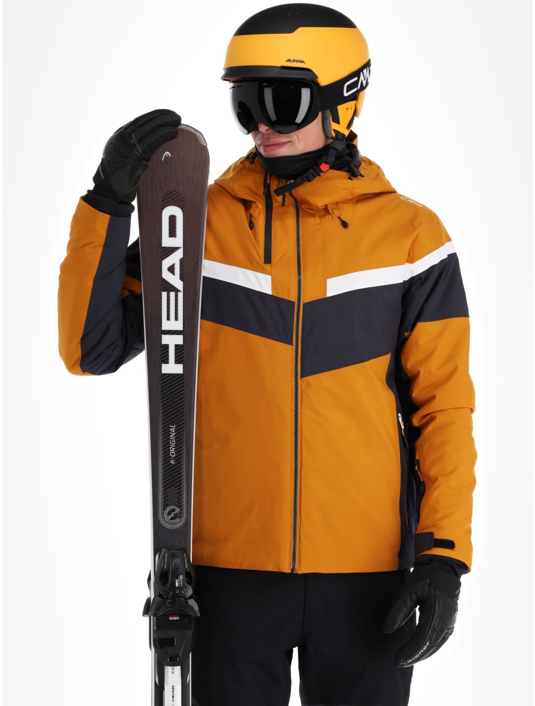 CMP, 33W0827 ski jacket men Pumpkin orange 