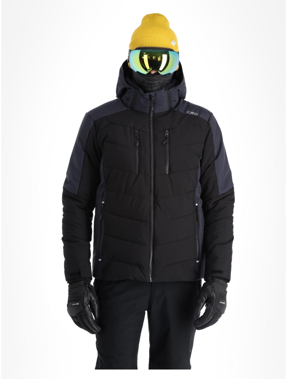 CMP, 33W0837 ski jacket men Black black, grey 